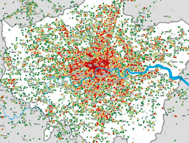 Tweets in London